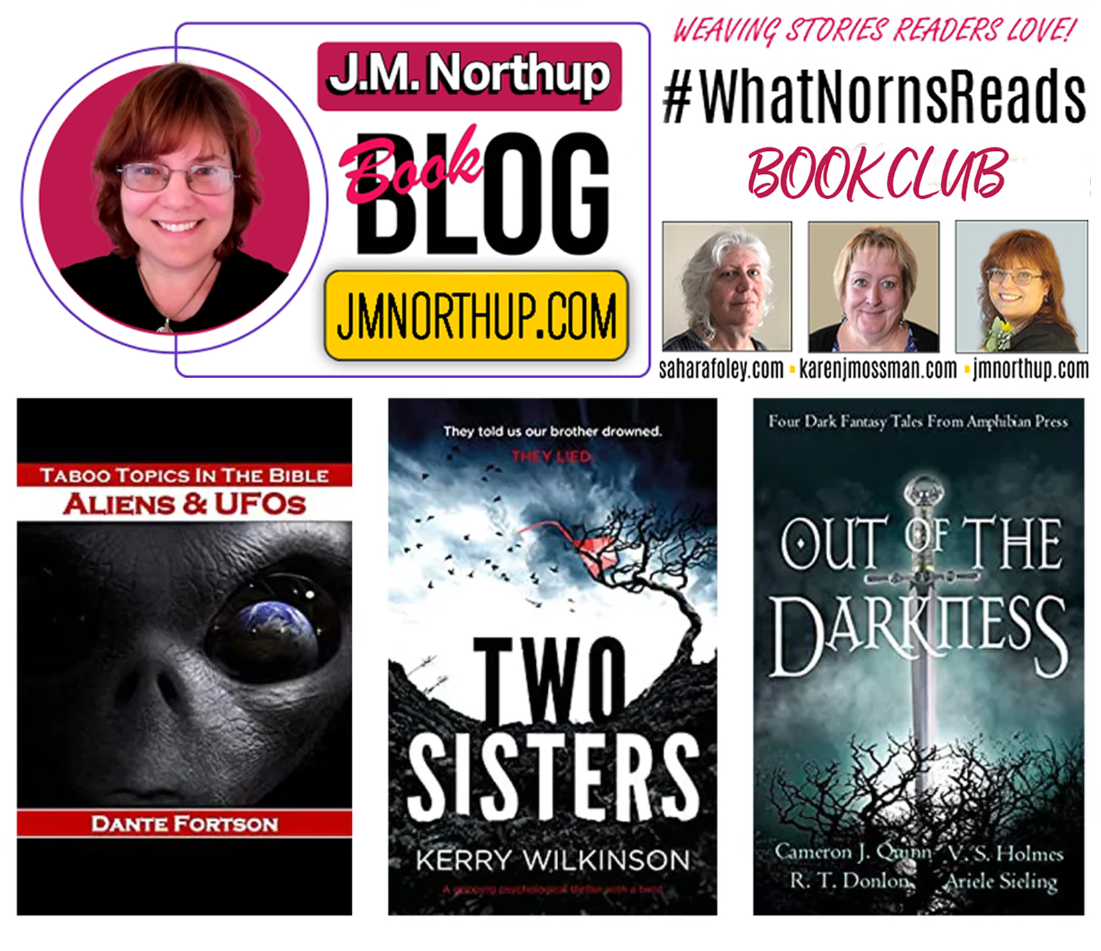 #WhatNornsReads – Book Reviews by Sahara, Julie, & Karen – J.M. NORTHUP